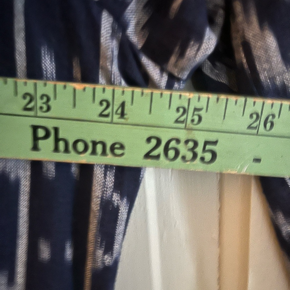 Men’s Vintage IKAT Blue & White Cotton Blazer by IN PRIVATE - Picture 6 of 7